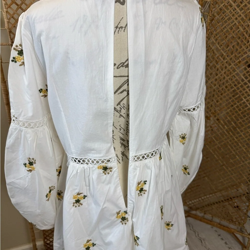 Baby Doll Embroidered Dress